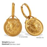 color: EH1193G Gold Earrings