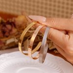 Creative Style Stainless Steel Bracelet C- Shaped Open-End Polished Can Carve Writing 316 Ornament