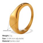 color: JZ159G8 Gold Ring