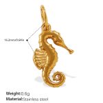 color: PJ914GS Small Gold Pendant