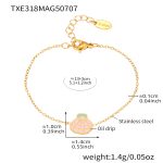 color: TXE318-Gold Dress Bracelet -13+3cm