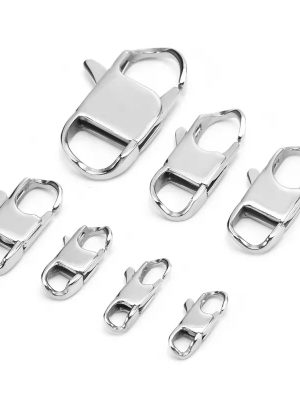 304/316 Stainless Steel Japanese Buckle Bracelet Necklace Jewelry Ornament Lobster Buckle