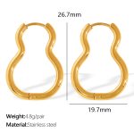 color: EH827 Gold Earrings