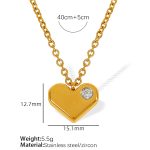 color: XL118 Gold Necklace