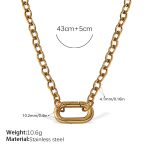 color: XL697G Gold Necklace