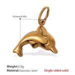color: PJ305G Solid Gold Pendant