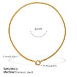 color: XL481G3MM Gold Necklace