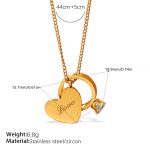 color: XL860WEG White Zircon Necklace