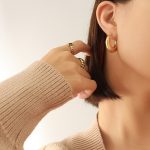 color: F575-Gold Small Earrings