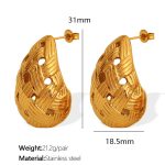 color: EH63 Gold Earrings