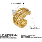 color: F1435-Gold Ear Clip 1 PC