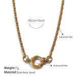 color: XL747G Gold Necklace