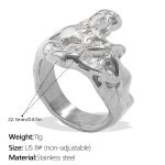 color: JZ150S8 Silver Ring