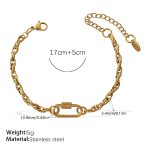 color: SL273G Gold Bracelet