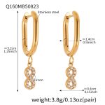 color: Q160-Gold Earrings
