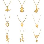 Stainless Steel Pendant Necklace Women's 18K Sweater Chain All-Match Jewelry