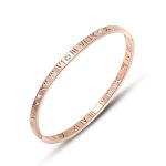 color: Z043 Narrow Rose Red Bangle