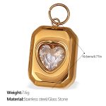 color: PJ408WEG Glass Stone Pendant
