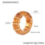 color: E660-Khaki Elastic Bangle 20cm