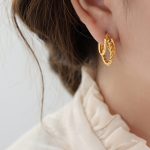 color: F941-Gold Earrings