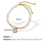 color: SL21 Freshwater Pearl Bracelet