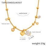 color: TXP035-Gold Necklace