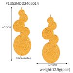 color: F1353-Gold Earrings
