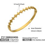 color: Z213-Gold Bangle