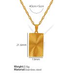color: XL164 Gold Necklace