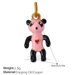 color: PJ626BPG Black Pink Pendant