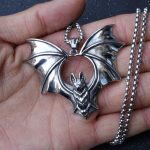color: Bat + Stainless Steel Chain