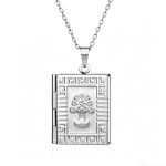 color: Size 10 Money Tree Square Steel Color MS-528K