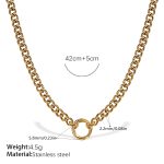 color: XL605G Gold Necklace