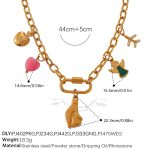 color: XL691G1 Gold Necklace