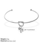 color: SZ347S-PJ431S3 Aries Steel Color Solid Pendant