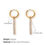 color: EH1322WEG Gold Earrings