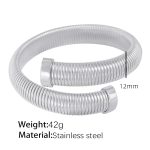 color: 12mm Width SZ43 Steel Color
