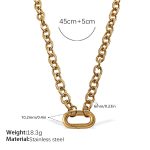 color: XL702G Gold Necklace