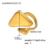 color: A288-Gold Ring / size: US 7