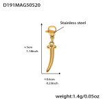 color: D191-Gold Chili Pendant 2