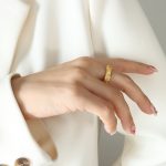 color: A411-Gold Ring / size: US 6