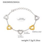 color: E602-Mixed Color Bracelet 16+4cm