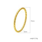 color: Size 7 Gold Bangle