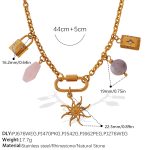 color: XL692G1 Gold Necklace