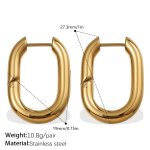 color: EH41G Gold Earrings
