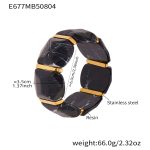 color: E677-Black Bangle Diameter 60mm