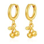 color: Gold Cherry Ear Cuff MS-684