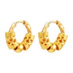 color: MS-653A Gold Twisted Wire Dragon Pattern Beads