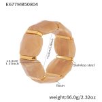 color: E677-Beige Bracelet 60mm