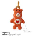 color: PJ628OEG Orange Enamel Pendant